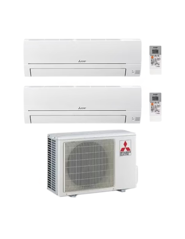 Mitsubishi Climatizzatore Dual Split Smart HR 9+9 BTU con Unità Esterna MXZ2HA40VF