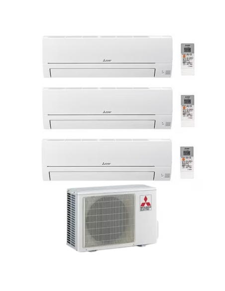 Mitsubishi Climatizzatore Trial Split Smart HR 9+9+12 BTU con Unità Esterna MXZ3HA50VF