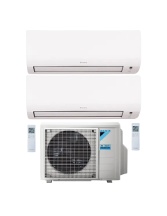 Daikin Comfora Dual Climatizzatore 12+12 con Unità Esterna 50-2 Wi-Fi Inverter A+++