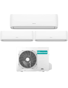 Hisense Climatizzatore Tri-Split 9+9+12 Hi Comfort, Inverter R-32 Wi-Fi, Climatizzatore A++