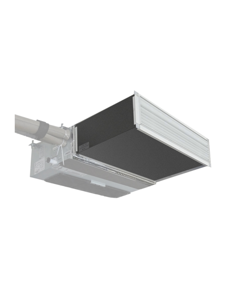 Dettaglio air control plenum per canalizzate samsung con bocchetta integrata a singolo filare