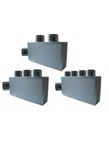 Plenum di mandata in lamiera zincata per impianti aria