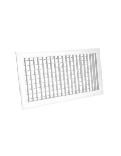 bocchetta di mandata ad alette orientabili bianco RAL 9016