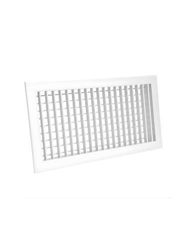 bocchetta di mandata ad alette orientabili bianco RAL 9016