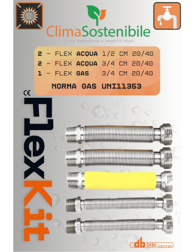 Kit Flessibili per Caldaia flessibili idraulici