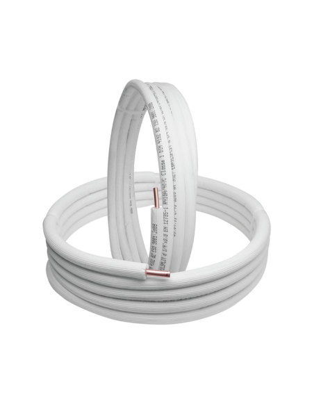 Briscool Tubo Rame Condizionamento combinazione Ø1/4+1/2 da 0,8 mm