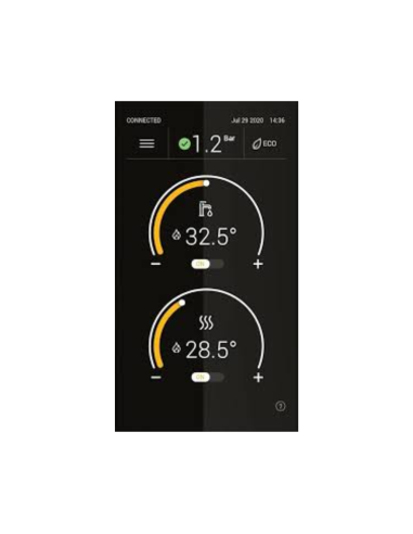 quadrante Ferroli Caldaia a Condensazione Bluehelix Maxima C + comando Connect Metano/GPL Completa Di Kit Scarico Fumi