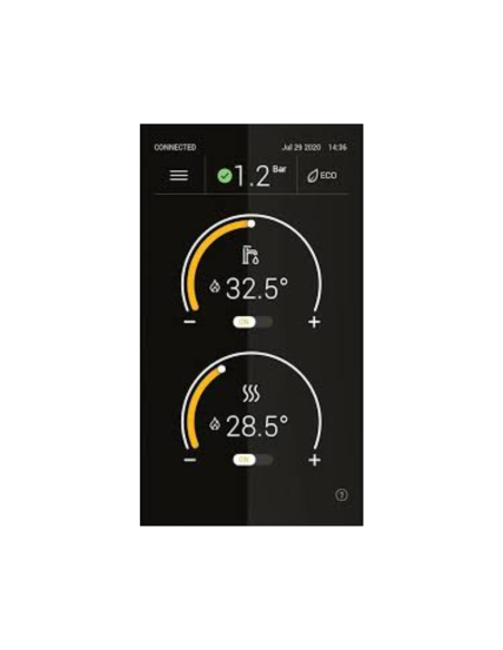 quadrante Ferroli Caldaia a Condensazione Bluehelix Maxima C + comando Connect Metano/GPL Completa Di Kit Scarico Fumi