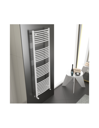 Cordivari Termoarredo Lisa 22 curvo bianco RAL 9010