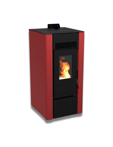 C-Line Stufa a Pellet Efesto 9 bordeaux