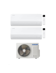 Samsung Climatizzatore Dual Split Cebu S2 12+12, Clima Wi-Fi A+++, Unità Esterna AJ050TXJ2KG 2