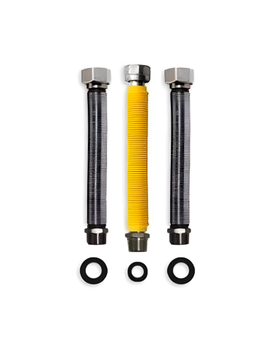kit raccordi flessibili estendibili scaldabagno gas de borri flexkit