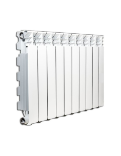 Fondital Radiatore Termosifone Exlusive D3 interasse 600 mm RAL 9010 frontale