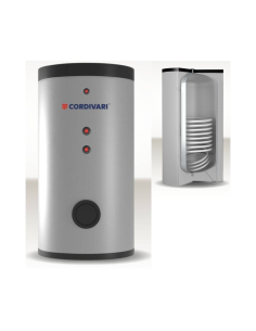 Cordivari Bollitore in Acciaio Bolly 1 ST FB WB Coibentazione Rigida