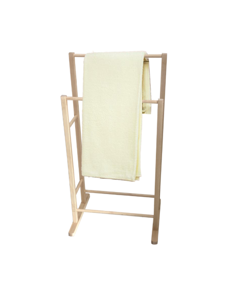 Porta Asciugamani da Terra, 41 x 31,5 x 80h cm in Legno Faggio