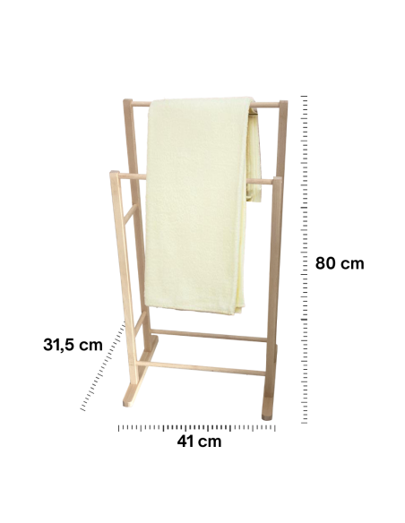 Porta Asciugamani da Terra, 41 x 31,5 x 80h cm