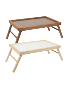 Vassoio da letto colorato in legno faggio Naturale o Noce