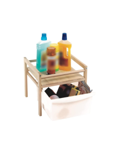 Carrello cucina legno di faggio naturale