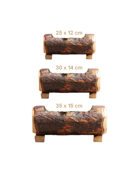 Misure Fioriera in corteccia naturale