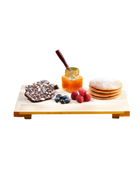 Vassoio da portata con doghe in legno faggio varie dimensioni