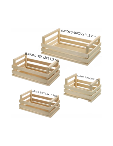 Misure Cassettina in legno di faggio