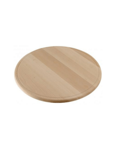 Tagliere rotondo in legno naturale per cucina e antipasti