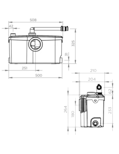 SFA trituratore Sanibest Pro